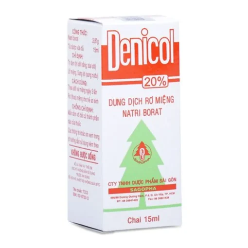 Dung dịch rơ miệng Denicol 20%