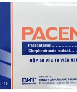 Thuốc trị cảm cúm, nhức đầu Pacemin vỉ 10 viên