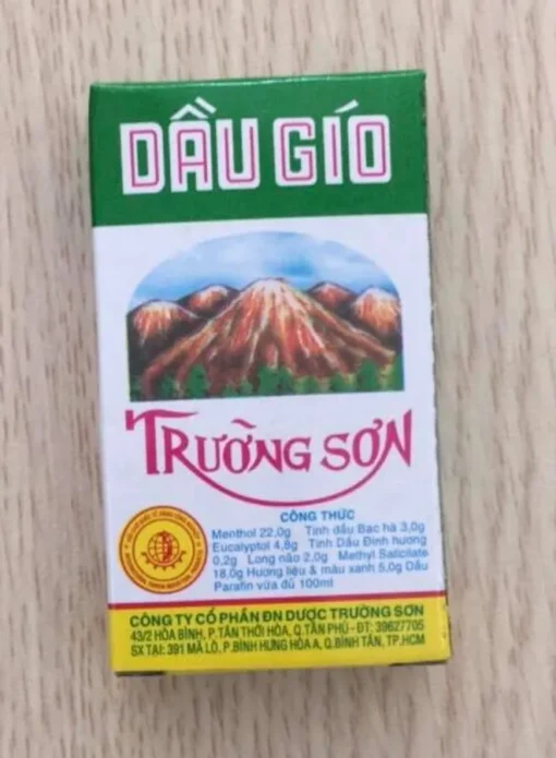 dầu gió trường sơn